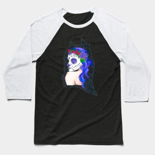 Día Los Muertos Woman Baseball T-Shirt